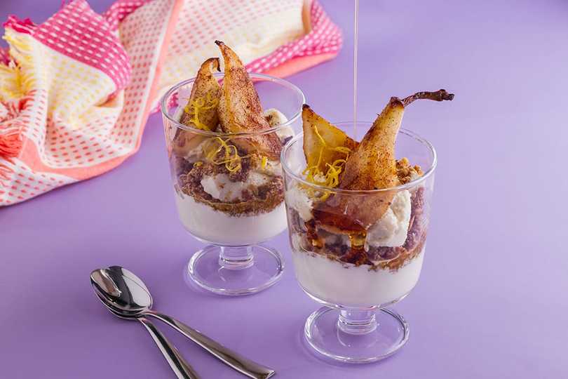    Grilled Pear Parfait Recipe