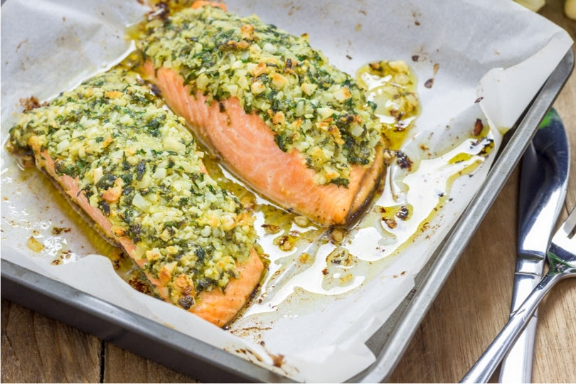    Baked Salmon & Asparagus Recipe