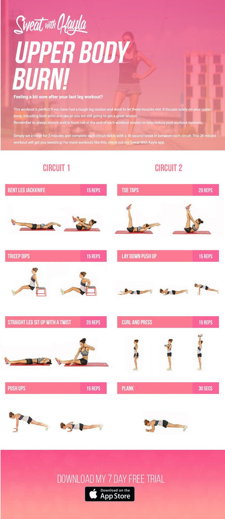 Circuit-Style HIIT Leg Workout – Kayla Itsines