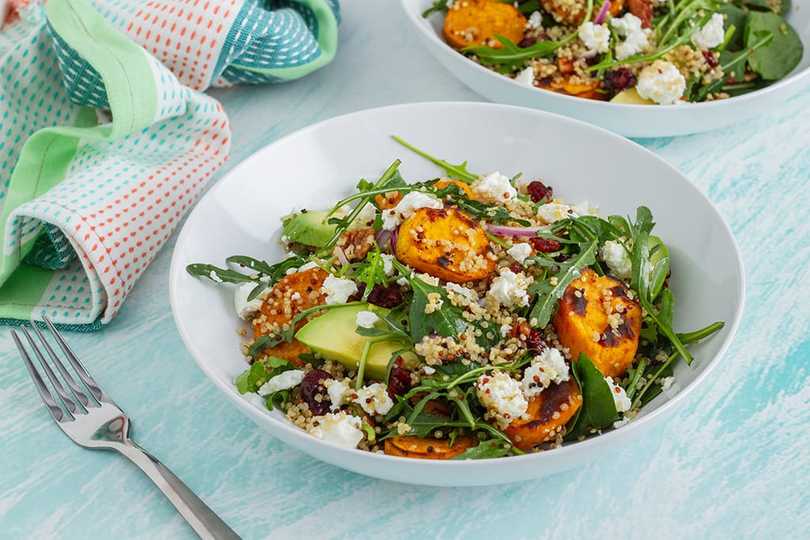    Easy Quinoa Salad With Sweet Potato